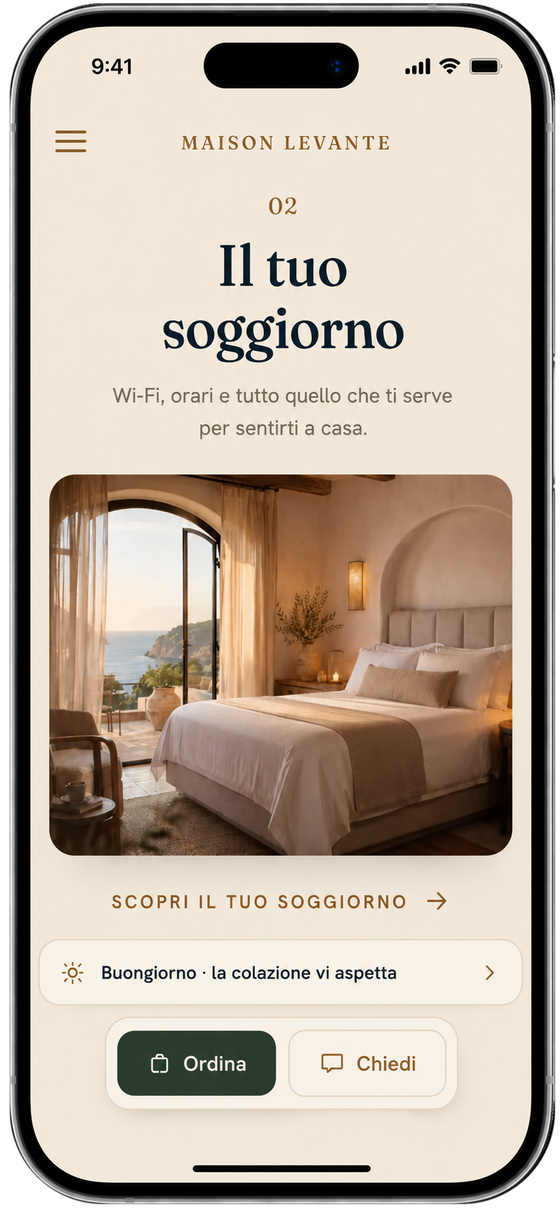 La schermata del mattino di Cortése